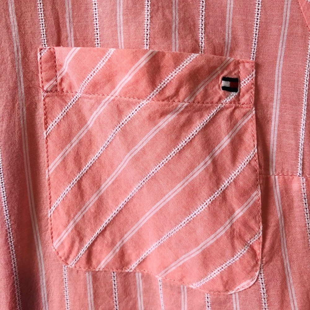 Tommy Hilfiger Womens Short Sleeve Button Down - Picture 2 of 4